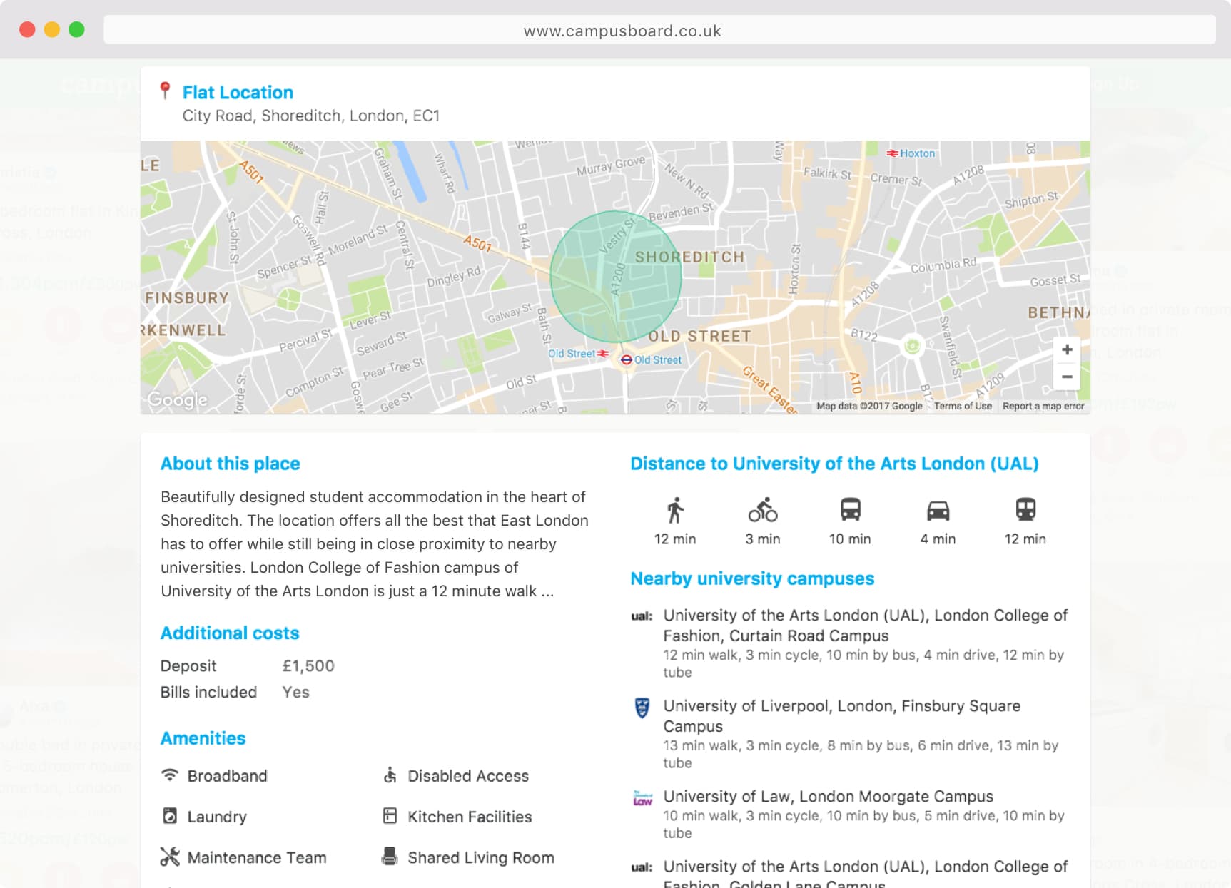 Property Listing Example